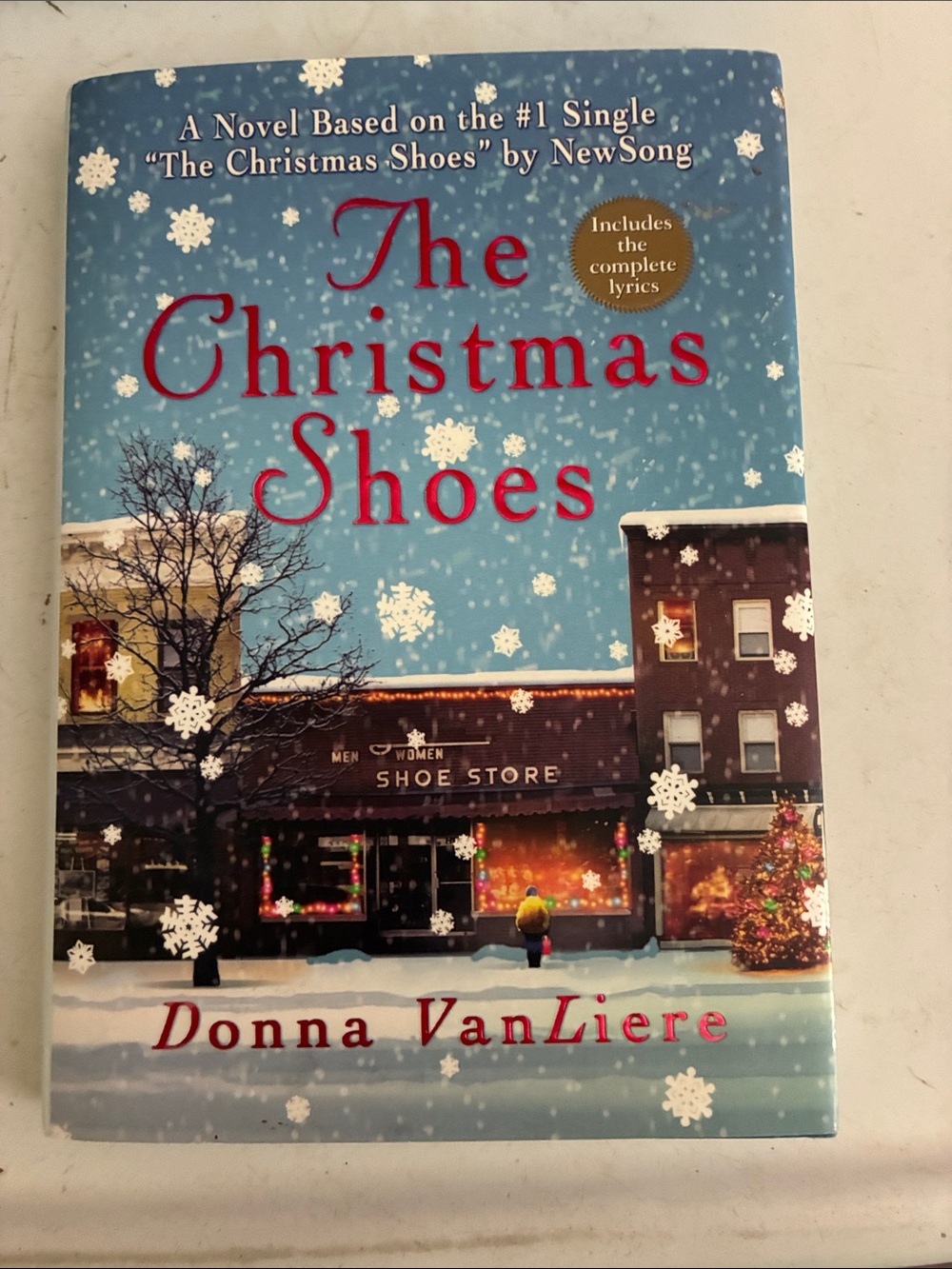 The Christmas Shoes hardcover book